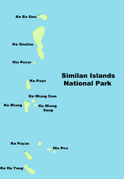 Similand National Park Phuke Thailand