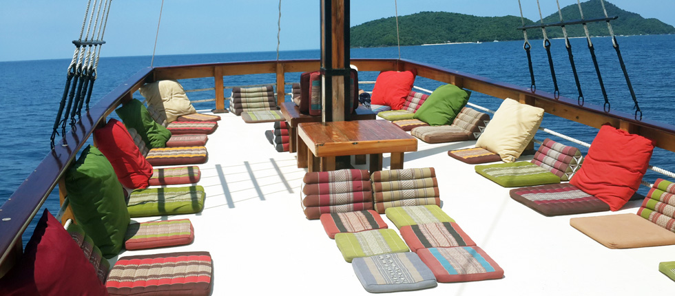 Large Sundeck on MV Champagne Phuket