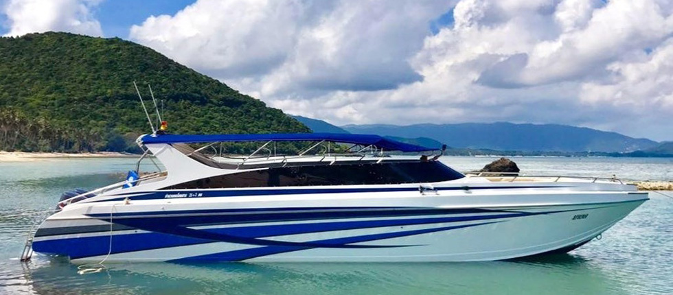 Rent private Speedboat Power Catamaran Phuket